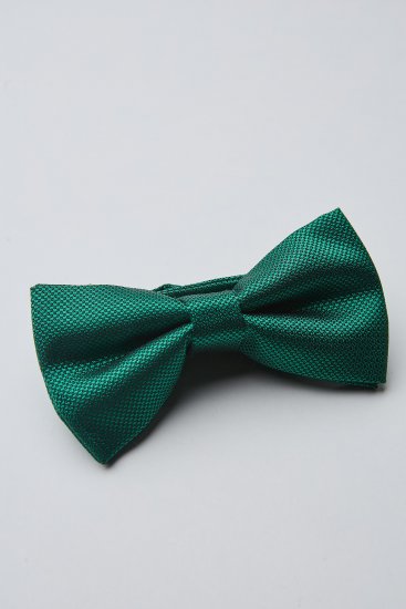Галстук-бабочка Зеленая текстурная