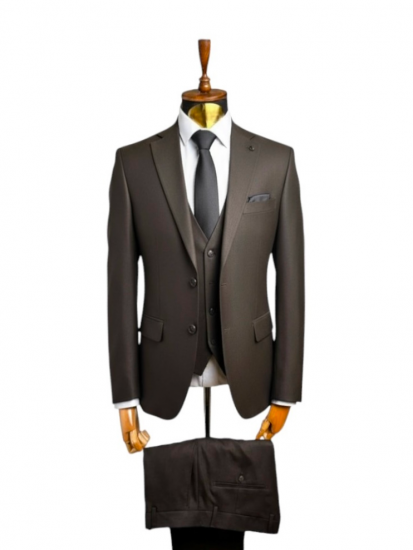 Костюм MAZALTOVMAN 3-ка Коричневый премиум линейка