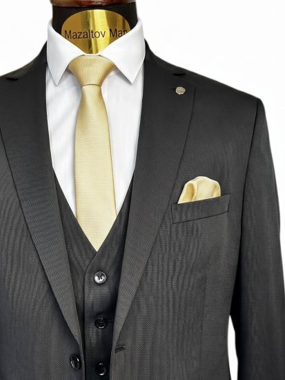 Костюм MAZALTOVMAN 3-ка Черный фактурный
