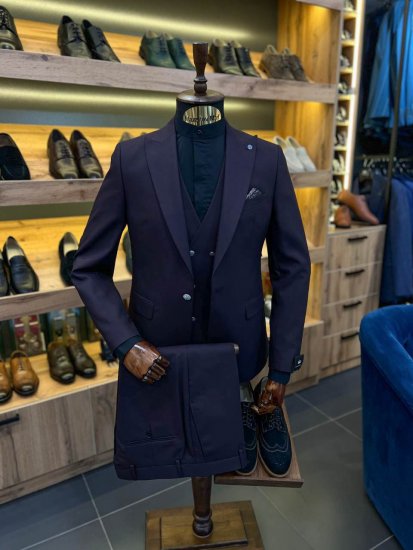 Костюм MAZALTOVMAN 3-ка премиум Бордовый фактурный