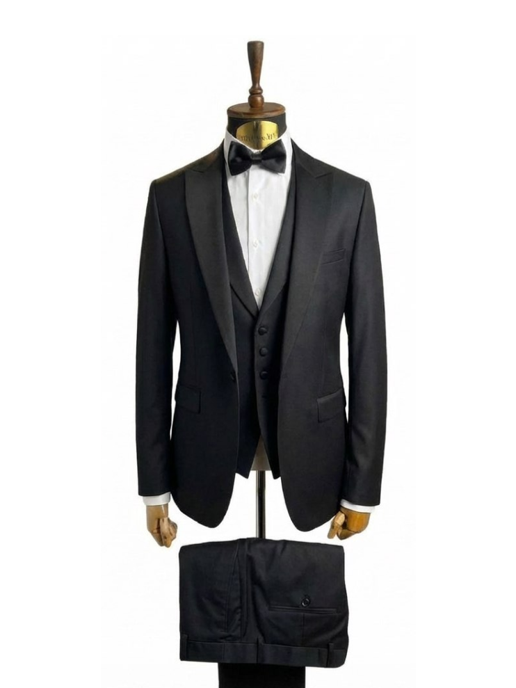 Смокинг MAZALTOVMAN 3-ка Черный премиум линейка