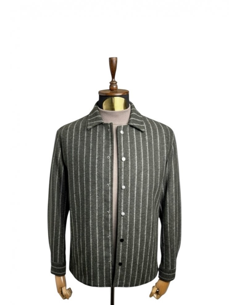  Куртка MAZALTOVMAN премиум Хаки в полоску