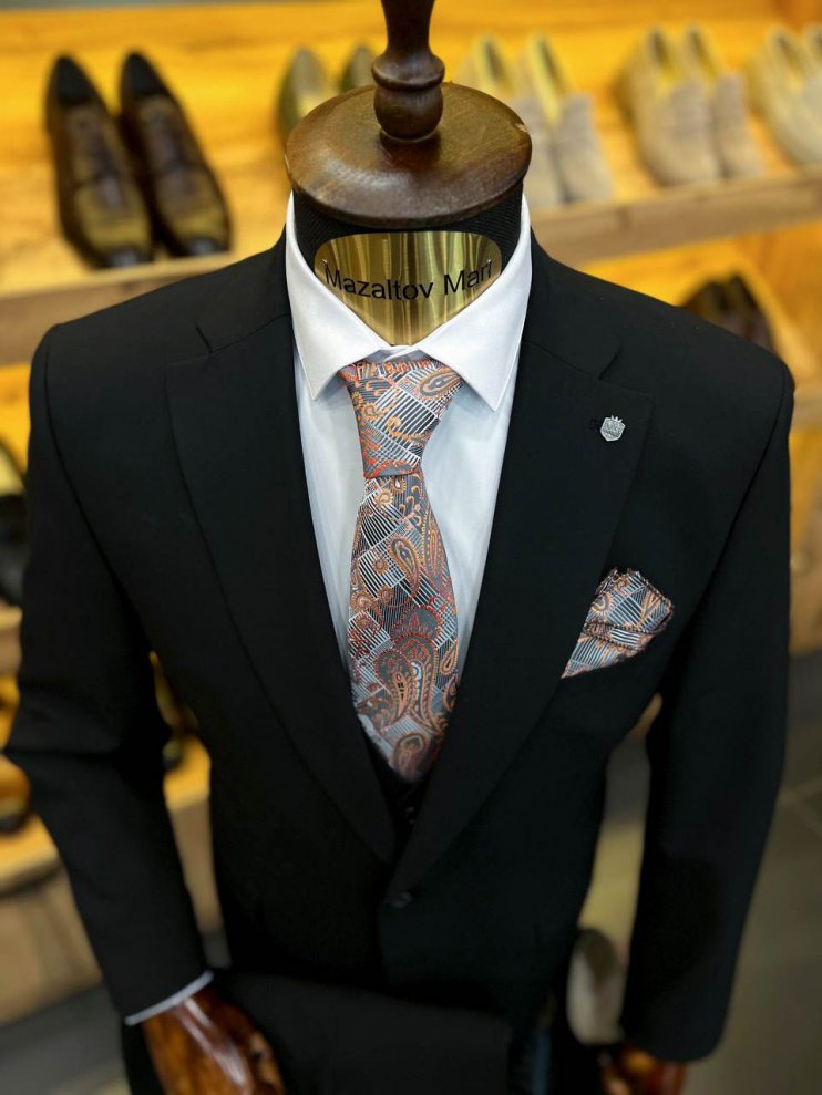 Костюм MAZALTOVMAN 3-ка премиум Черный
